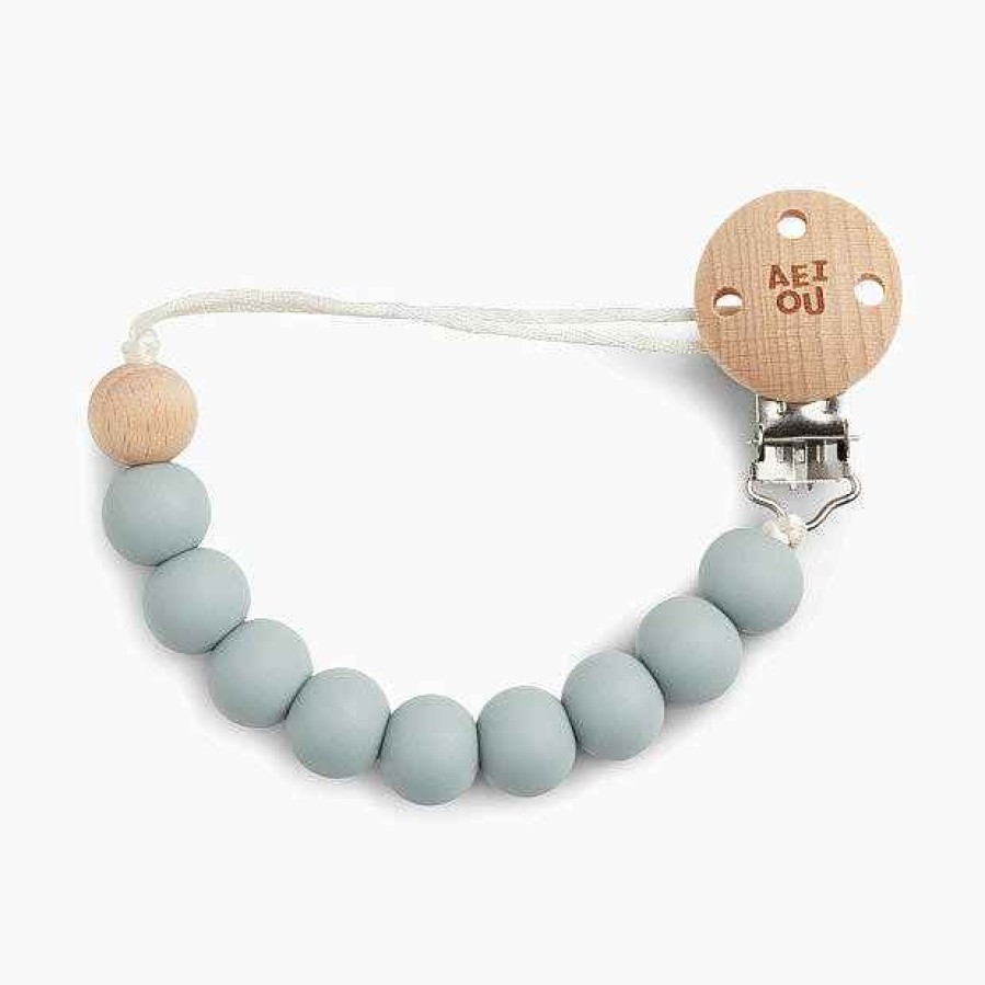 Baby Product AEIOU | Aeiou Silicone Pacifier Clip