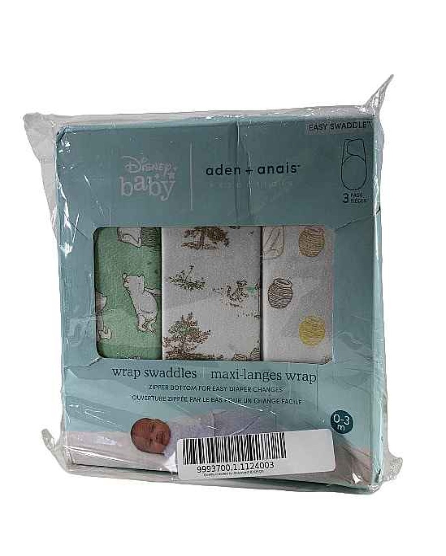 Baby Product Aden + Anais | Aden + Anais Essentials Easy Wrap Swaddle, 3 Pack, 0-3 Months, Winnie The Pooh