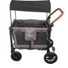 Baby Product Wonderfold | Wonderfold W2 Luxe Multifunctional Double Stroller Wagon, Charcoal Gray,