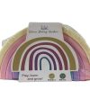 Baby Product Le Lolo By Anpei | Le Lolo By Anpei Silicone Stacking Rainbow, Pastel