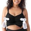 Baby Product Kindred Bravely | Kindred Bravely Sublime Hands-Free Pumping & Nursing Bra, Black, Busty, Large