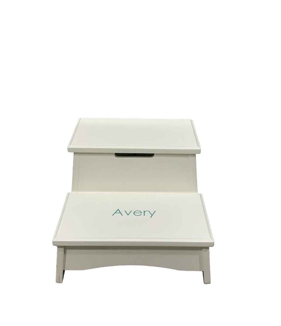 Baby Product Pottery Barn Kids | Pottery Barn Kids Storage Step Stool, White