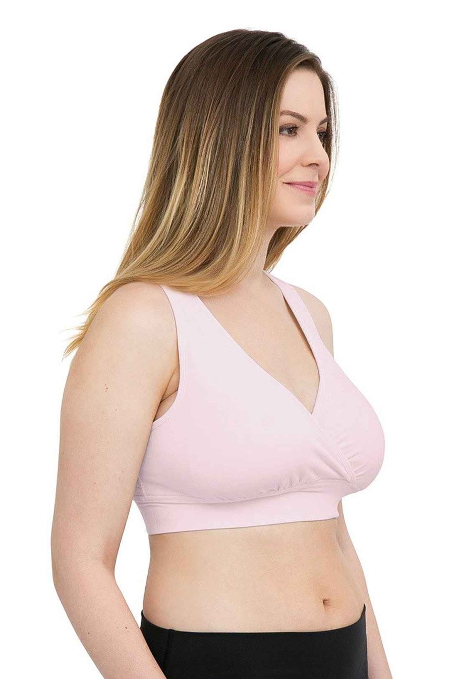 Baby Product Kindred Bravely | Kindred Bravely French Terry Racerback Nursing And Sleep Bra, Soft Pink, Small