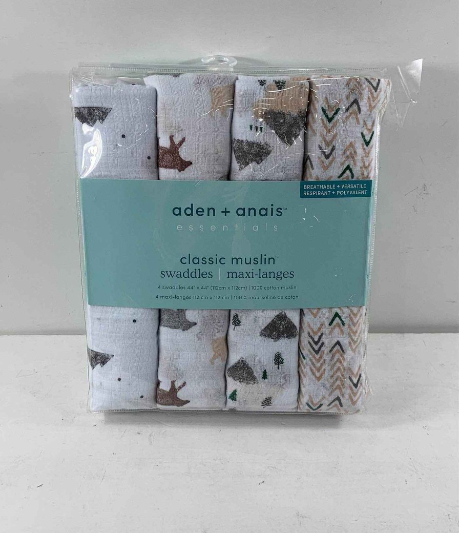 Baby Product Aden + Anais | Aden + Anais Cotton Muslin Swaddle, 4Pk