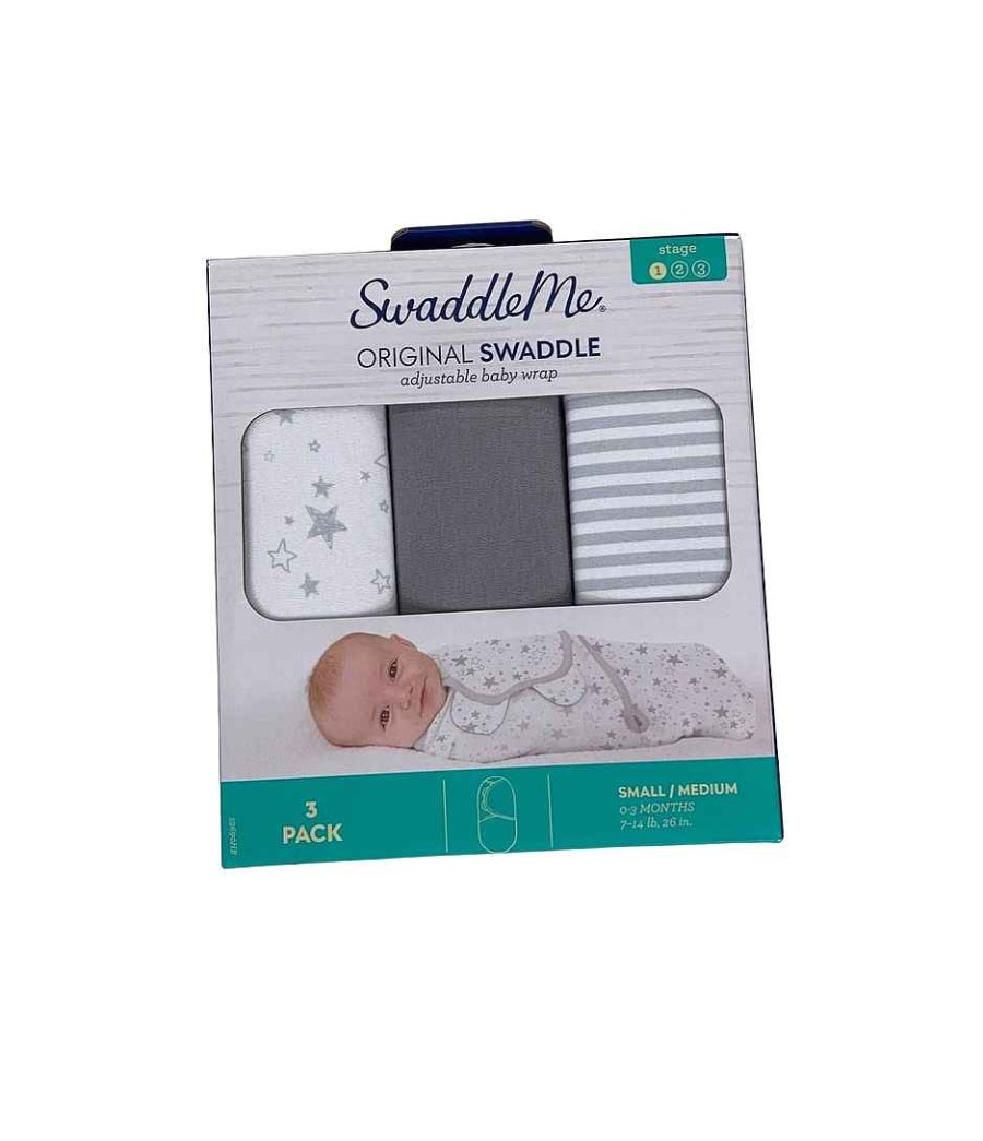 Baby Product Summer Infant | Summer Infant Swaddleme Original Swaddle Wrap With Easy Change, 3Pk