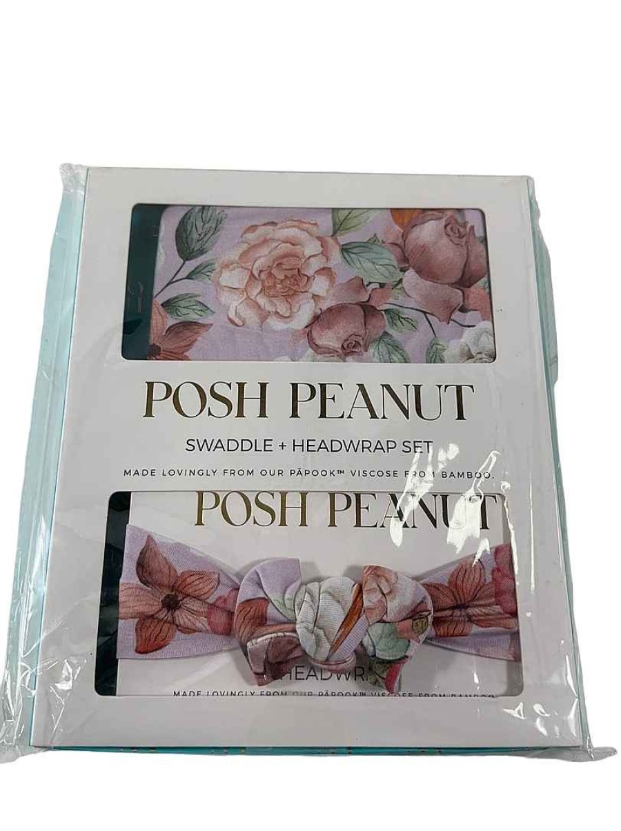 Baby Product Posh Peanut | Posh Peanut Swaddle And Headband Set, Pari