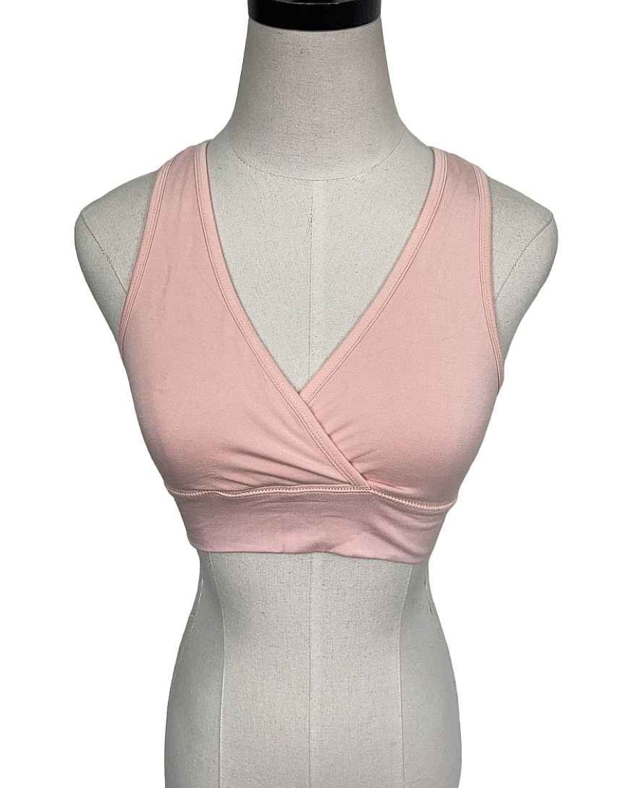 Baby Product Kindred Bravely | Kindred Bravely French Terry Racerback Nursing And Sleep Bra, Soft Pink, Small