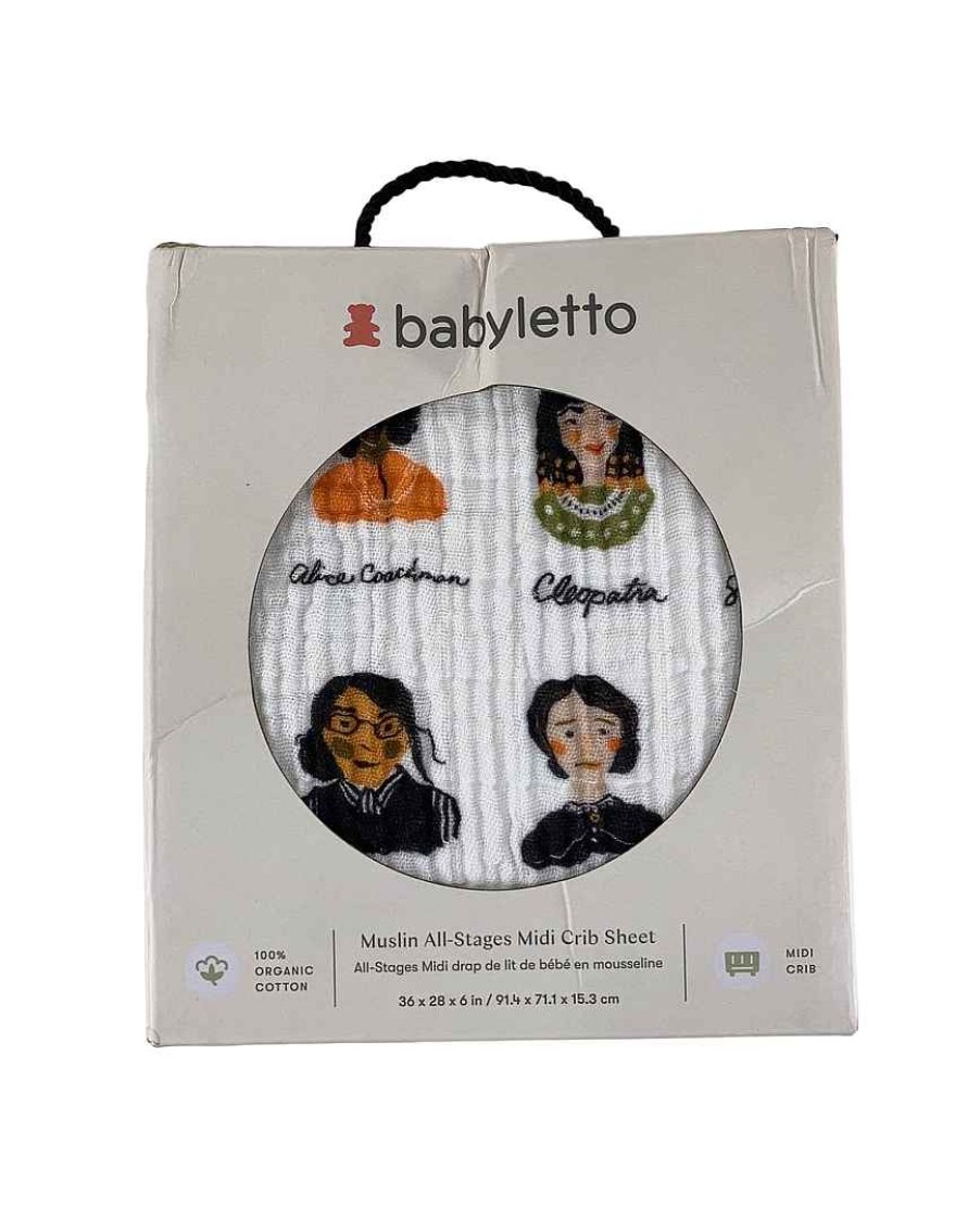 Baby Product Babyletto | Babyletto Muslin All-Stages Midi Crib Sheet, Women In History