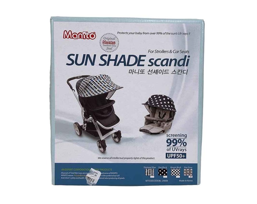 Baby Product Manito | Manito Sun Shade For Strollers And Car Seats, Star Grey