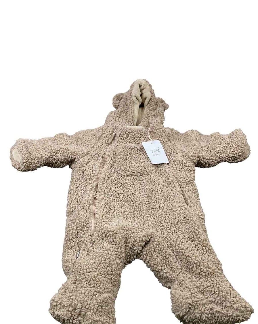 Baby Product 7 A.M. Enfant | 7 A.M. Enfant Teddy Jumpsuit, 3-6M