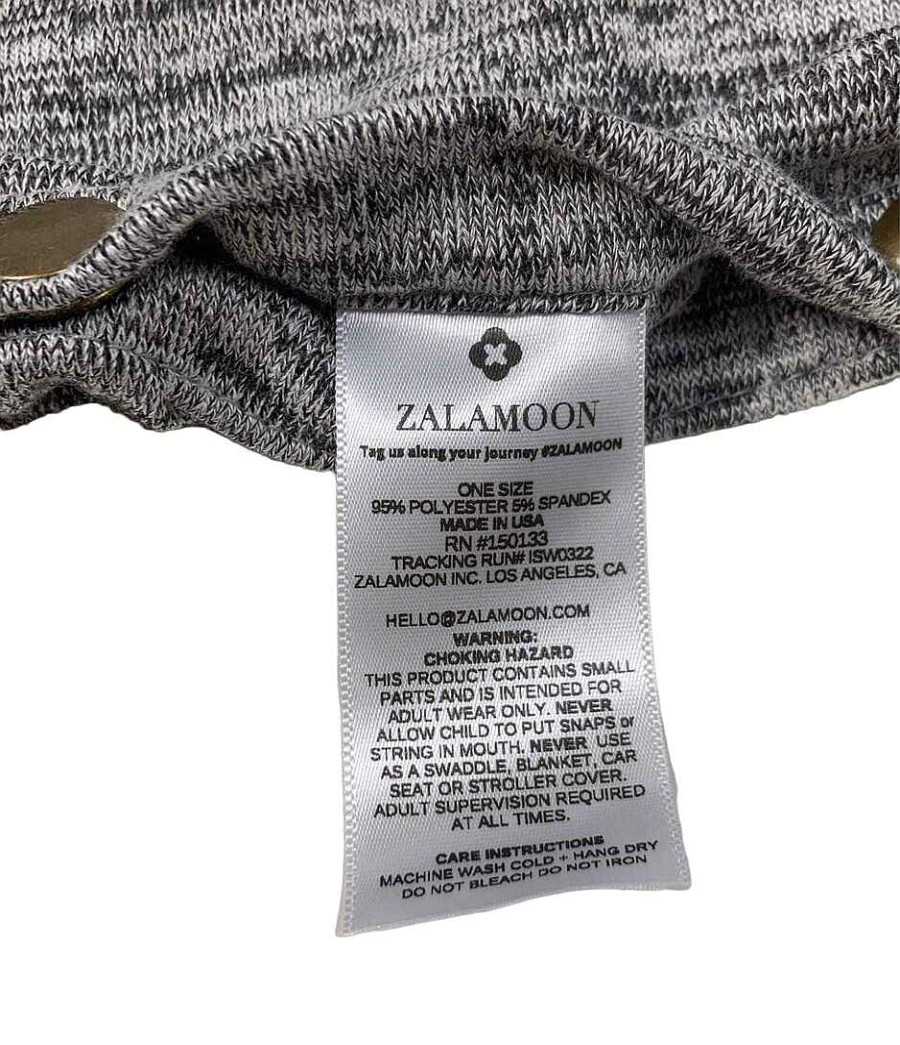 Baby Product Zalamoon | Zalamoon Maternity Snap Wrap, Charcoal