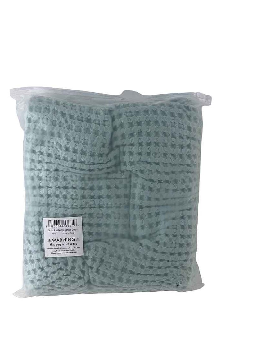 Baby Product Simka Rose | Simka Rose Waffle Baby Blanket, Sage