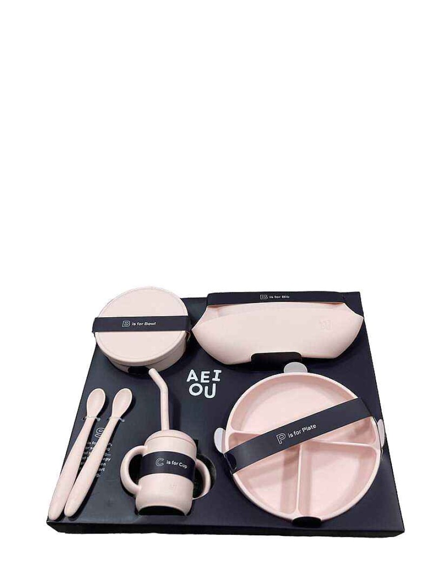 Baby Product AEIOU | Aeiou Future Foodie Gift Set, Petal