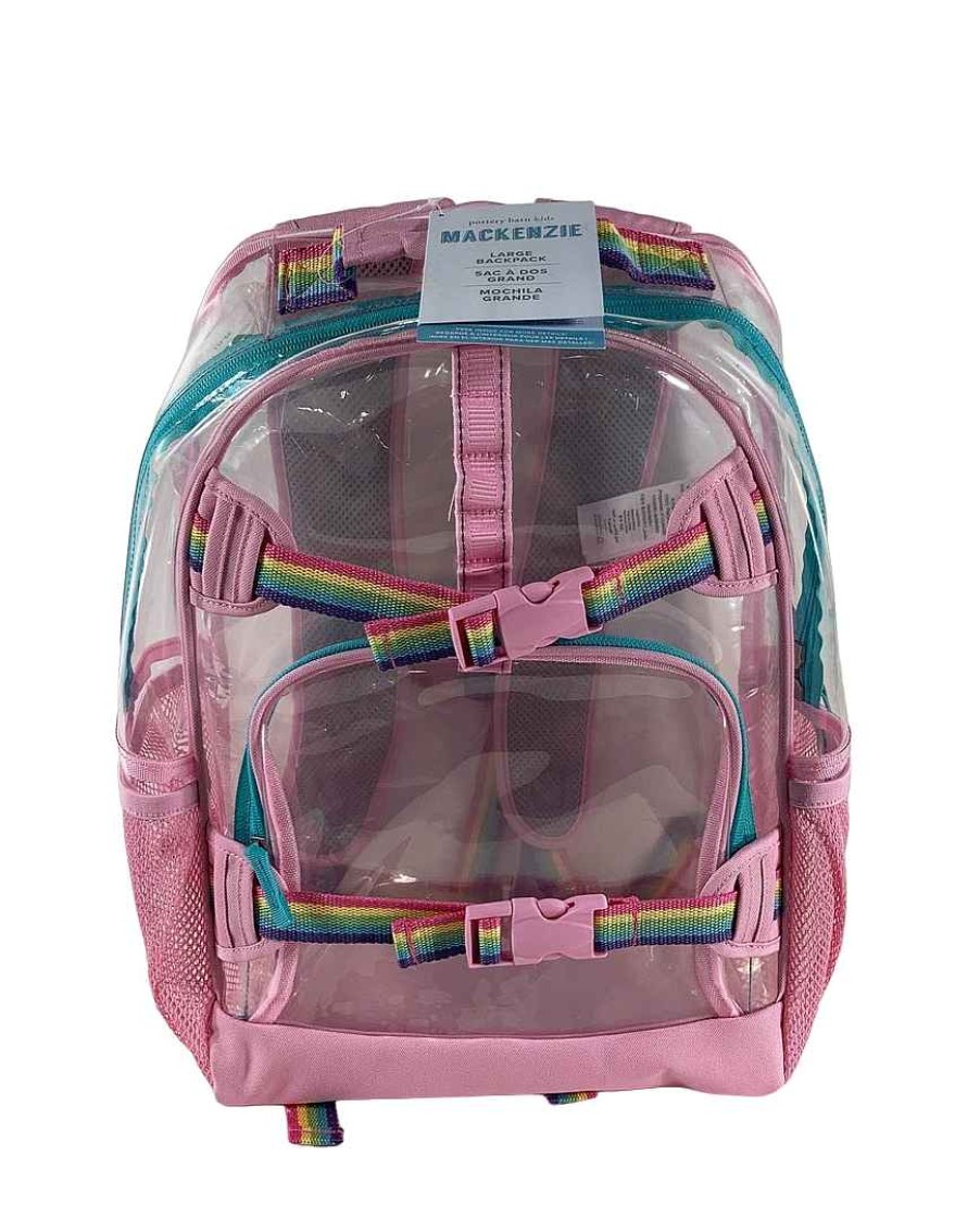 Baby Product Pottery Barn Kids | Pottery Barn Kids Mackenzie Clear Backpack, Clear With Pink Trim