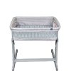 Baby Product Baby Gap | Baby Gap Bedside Bassinet, Grey Stripes