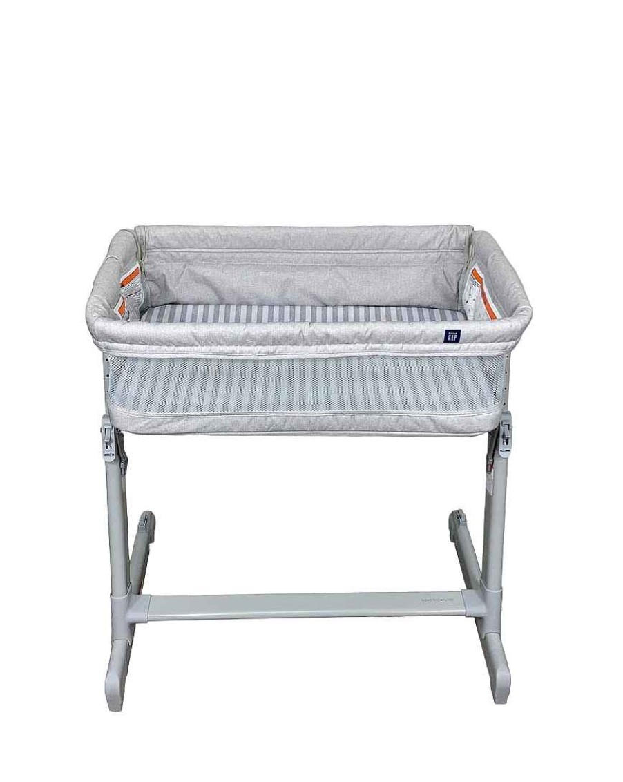 Baby Product Baby Gap | Baby Gap Bedside Bassinet, Grey Stripes