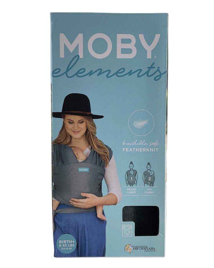 Baby Product Moby | Moby Elements Baby Wrap Carrier Asphalt