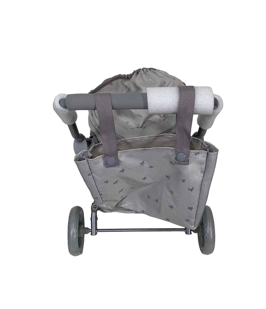 Baby Product Pottery Barn Kids | Pottery Barn Kids Mini Pram Doll Stroller, Gray Stars