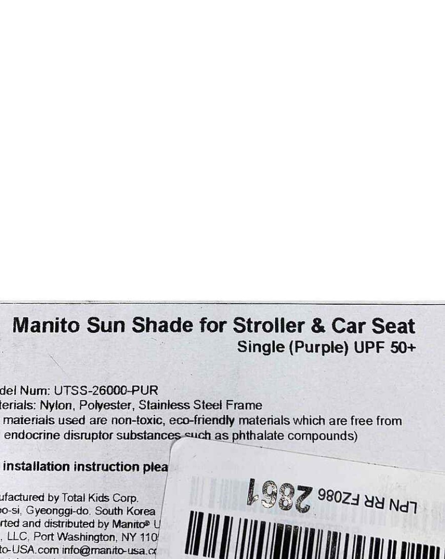 Baby Product Manito | Manito Sun Shade For Strollers And Car Seats, Purple