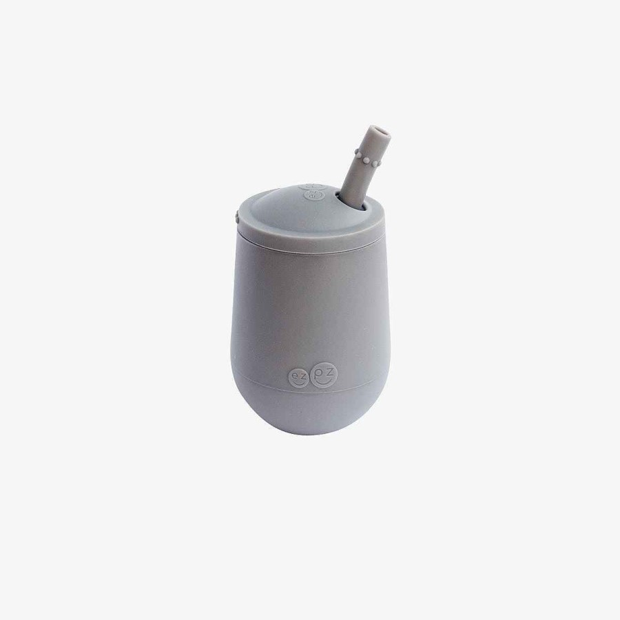 Baby Product ezpz | Ezpz Mini Cup And Straw, Gray