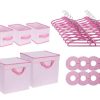 Baby Product Delta Children | Delta Children 48-Piece Nursery Storage Set, Pink