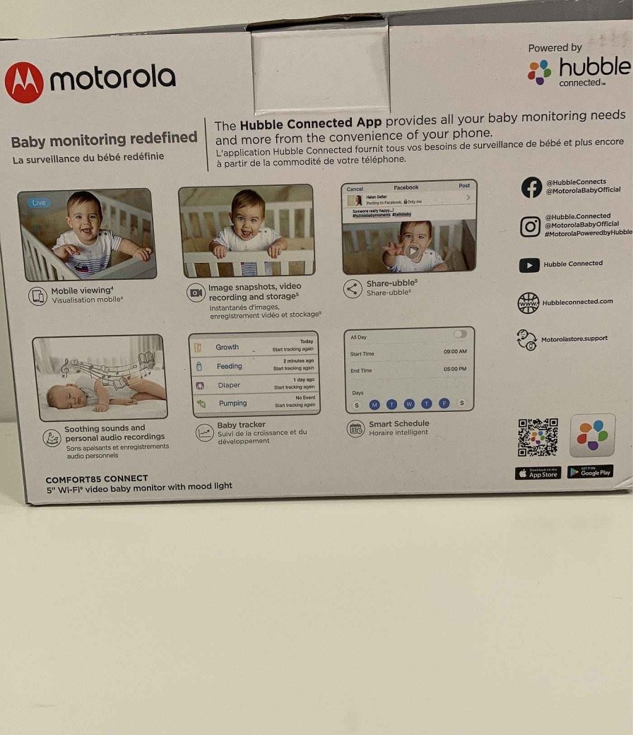 Baby Product Motorola | Motorola Comfort 85 Connect 5" Video Baby Monitor