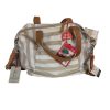 Baby Product StorkSak | Storksak Noa Shoulder Diaper Bag, Stripe Fawn