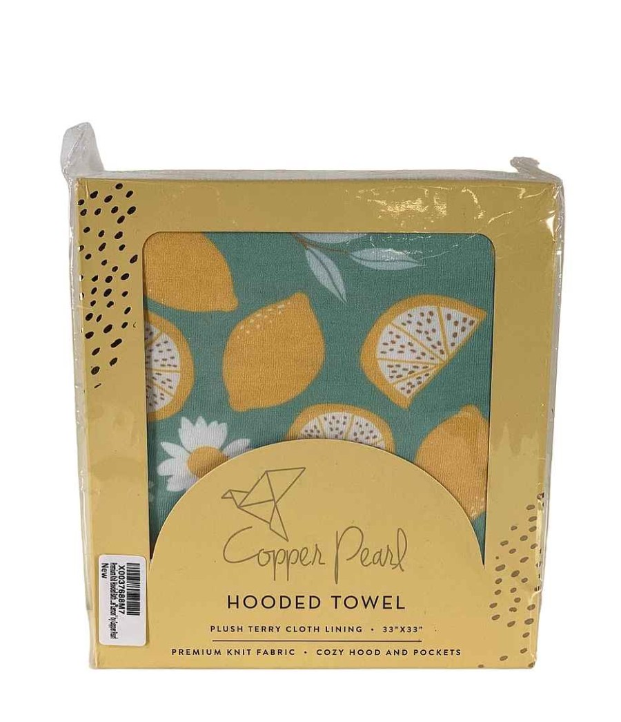 Baby Product Copper Pearl | Copper Pearl Knit Hooded Towel, Lemon