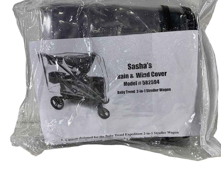 Baby Product Sashas | Sashas Rain And Wind Cover For Baby Trend Expedition 2-In-2 Stroller Wagon