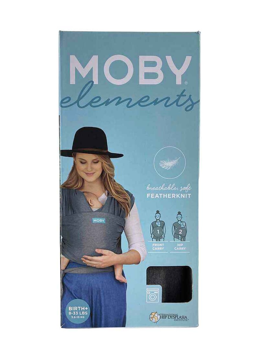 Baby Product Moby | Moby Elements Baby Wrap Carrier Asphalt