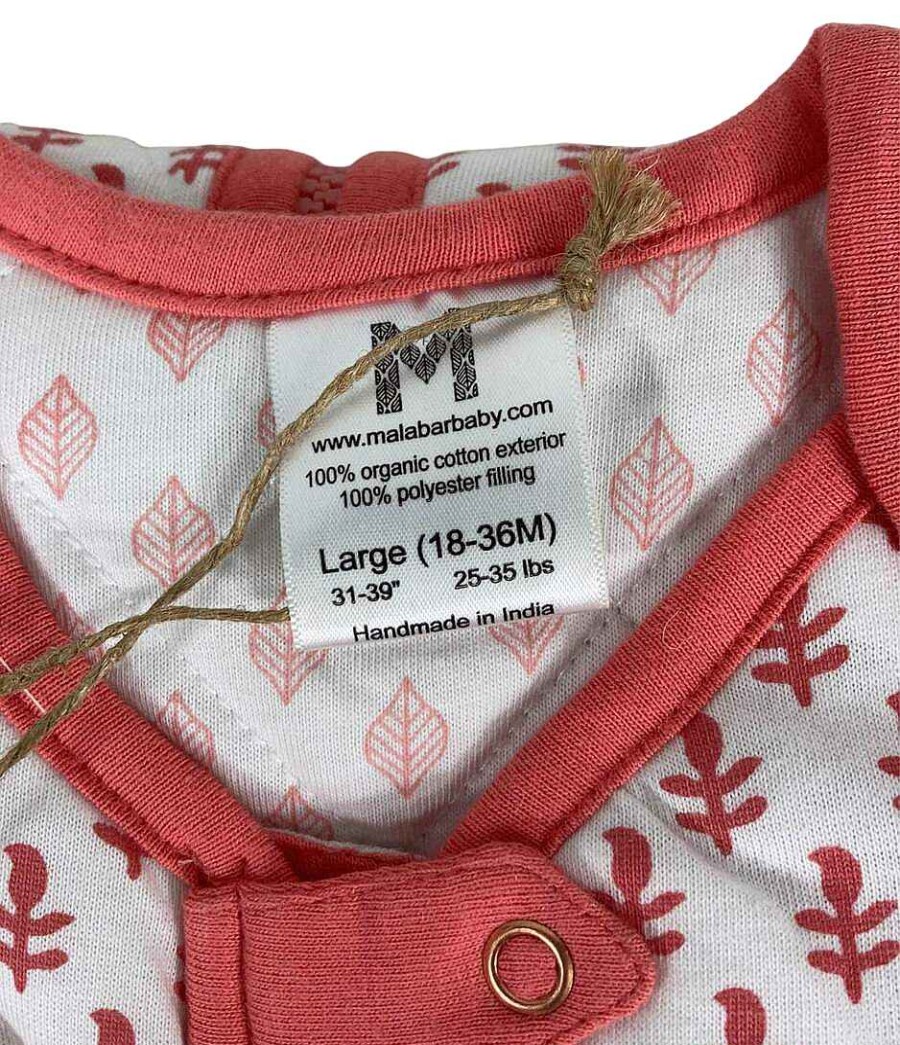 Baby Product Malabar Baby | Malabar Baby Quilted Wearable Baby Sleep Bag Tog 2.2, Large