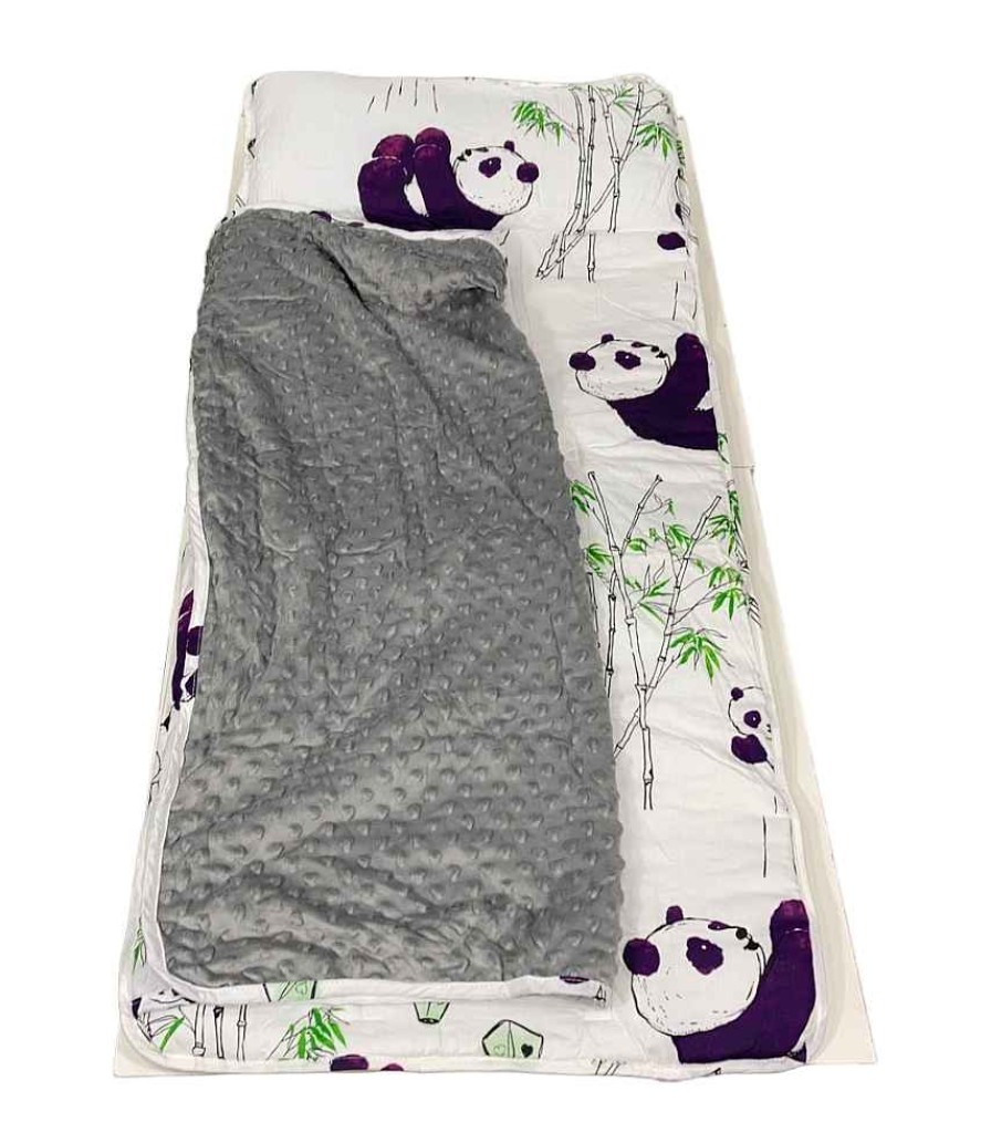 Baby Product JumpOff Jo | Jumpoff Jo Little Jo'S Toddler Nap Mat, Playful Pandas