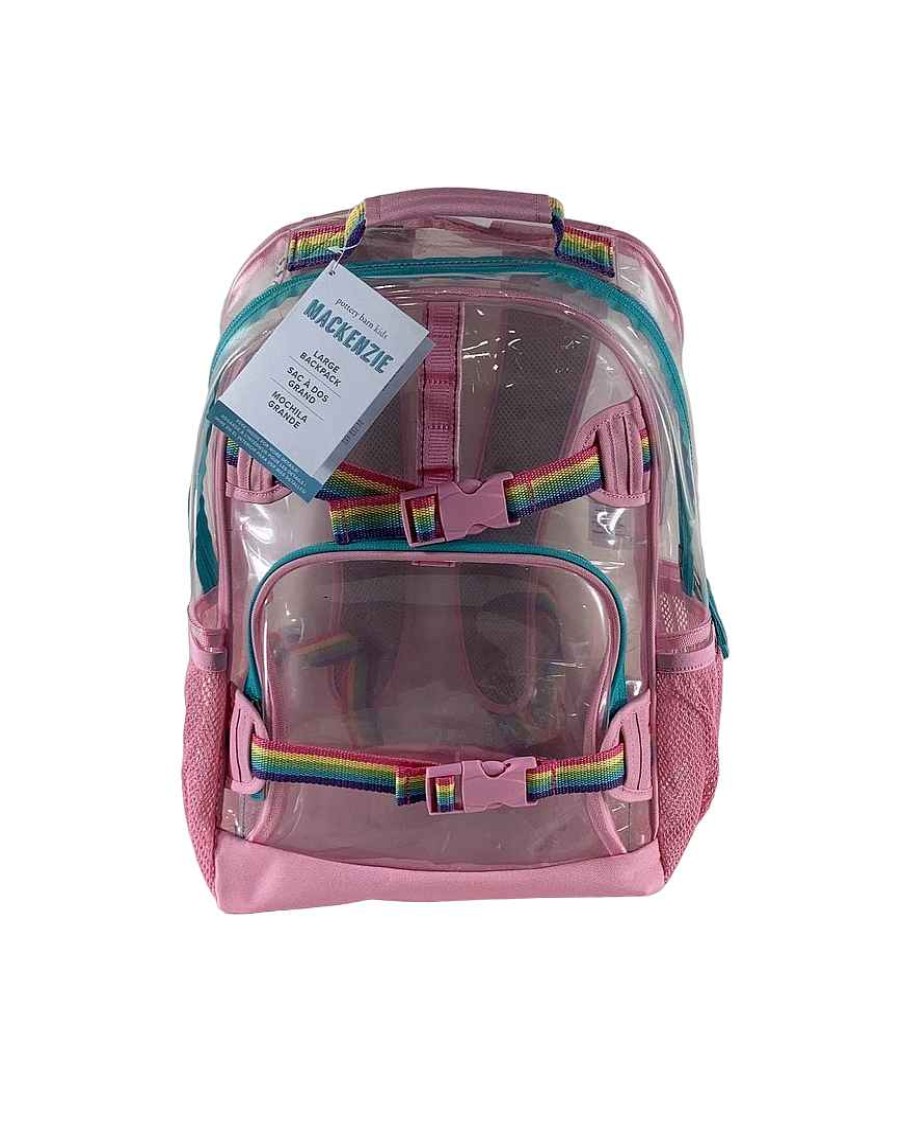 Baby Product Pottery Barn Kids | Pottery Barn Kids Mackenzie Backpack, Clear With Pink Trim