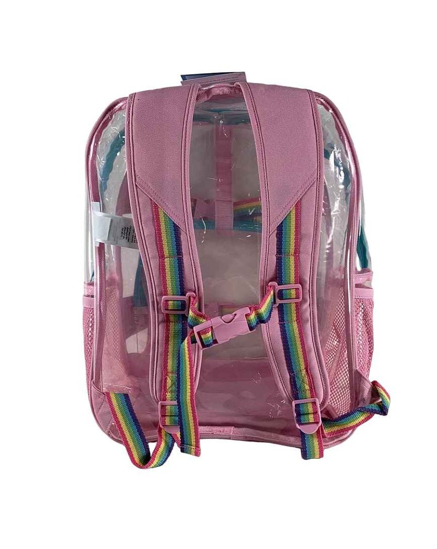 Baby Product Pottery Barn Kids | Pottery Barn Kids Mackenzie Clear Backpack, Clear With Pink Trim