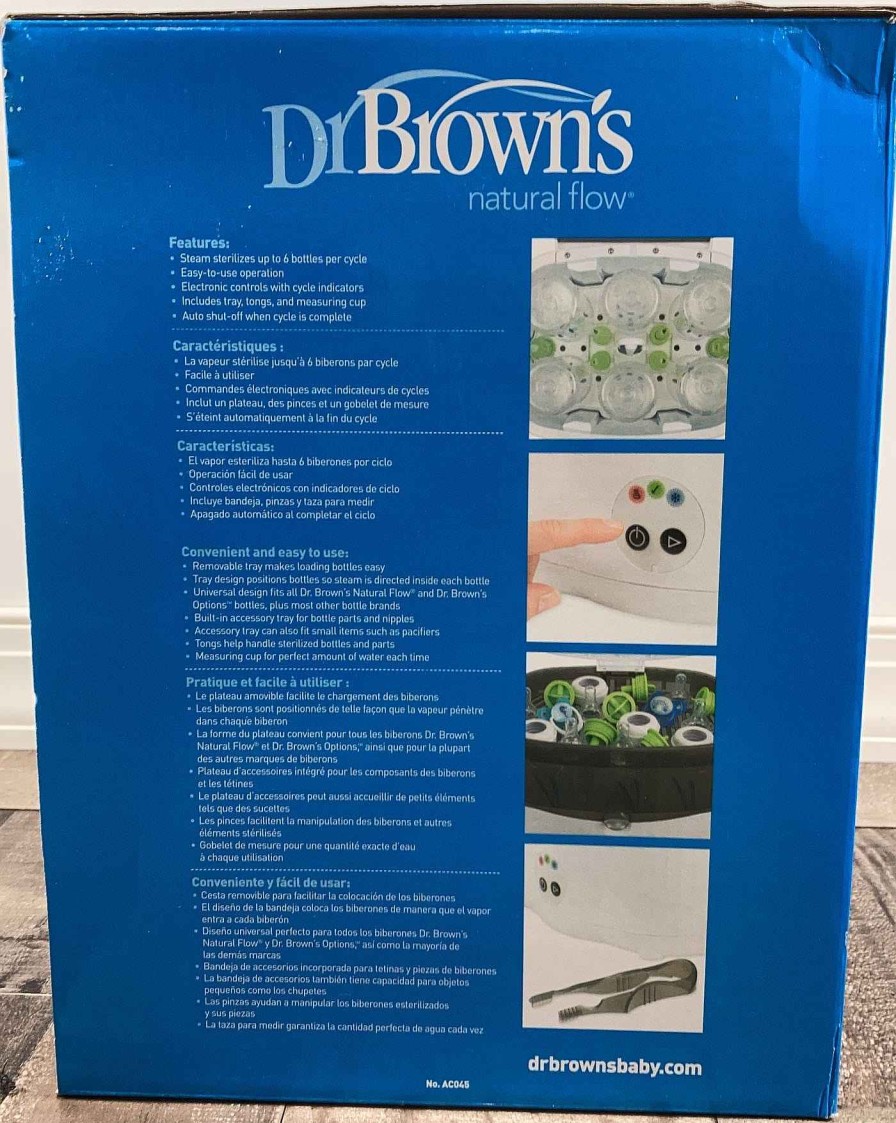 Baby Product Dr. Brown's | Dr. Brown'S Deluxe Bottle Sterilizer