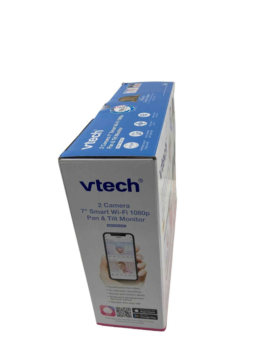 Baby Product VTech | Vtech 2 Camera 7" Smart Wifi 1080P Pan And Tilt Monitor Rm7766-2Hd