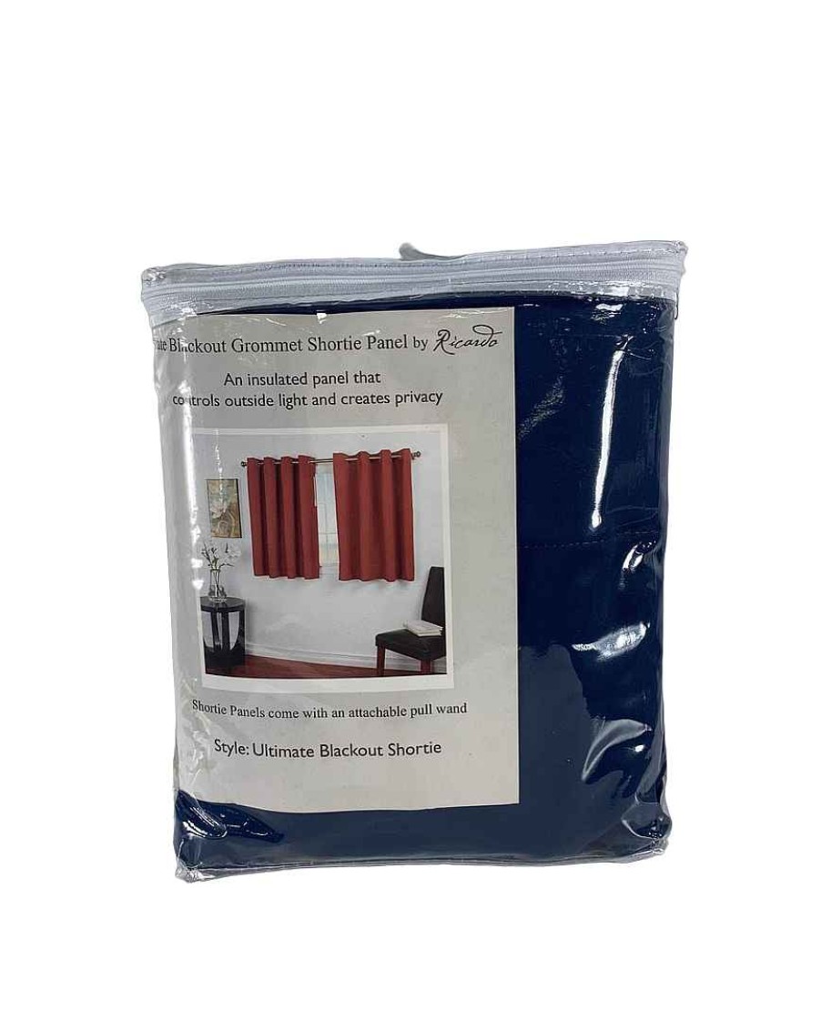 Baby Product Ricardo Trading | Ricardo Trading Ultimate Grommet Shorty Blackout Panel Curtain, Blue