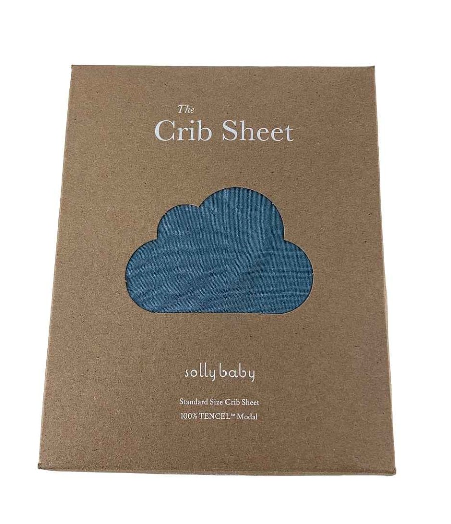 Baby Product Solly Baby | Solly Baby Crib Sheet, Cerulean