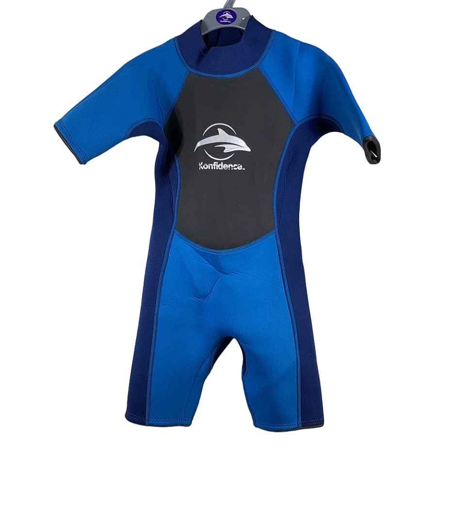 Baby Product Konfidence | Konfidence Shorite Child Wetsuit, 9-10Yrs, Blue