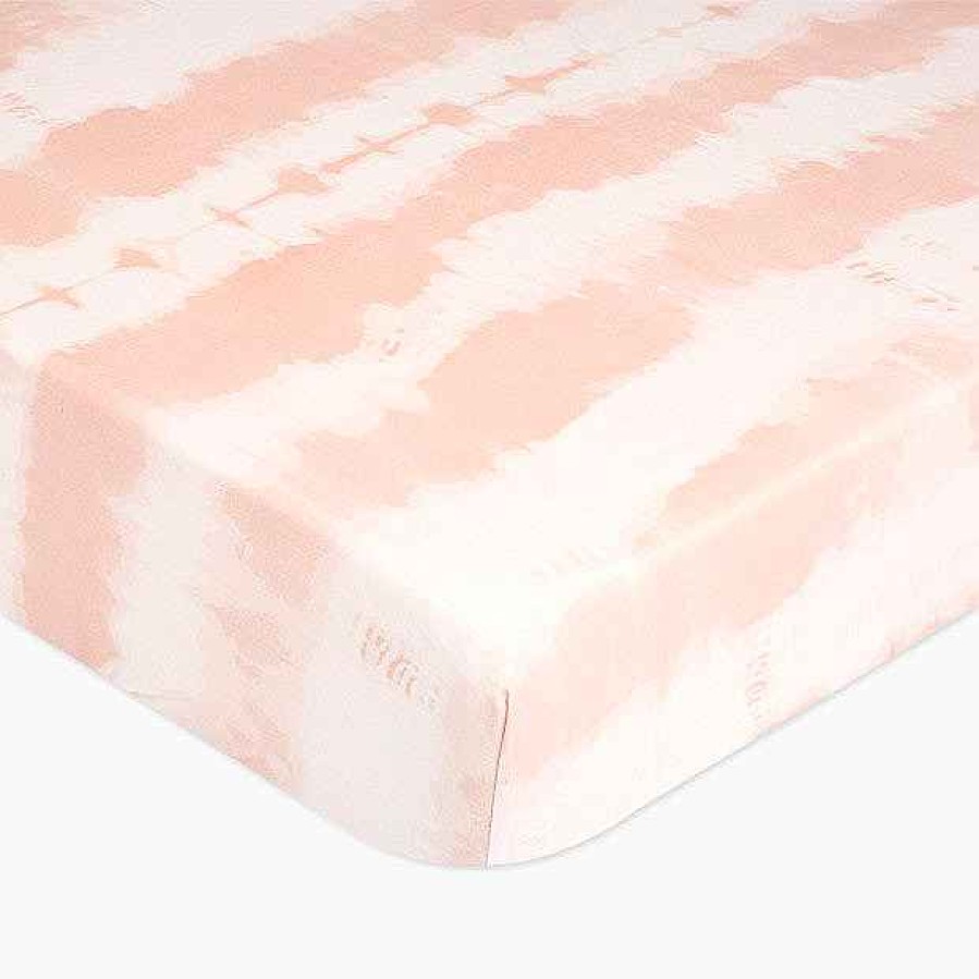 Baby Product Crane Baby | Crane Baby Crib Fitted Sheet, Rose Tie Dye