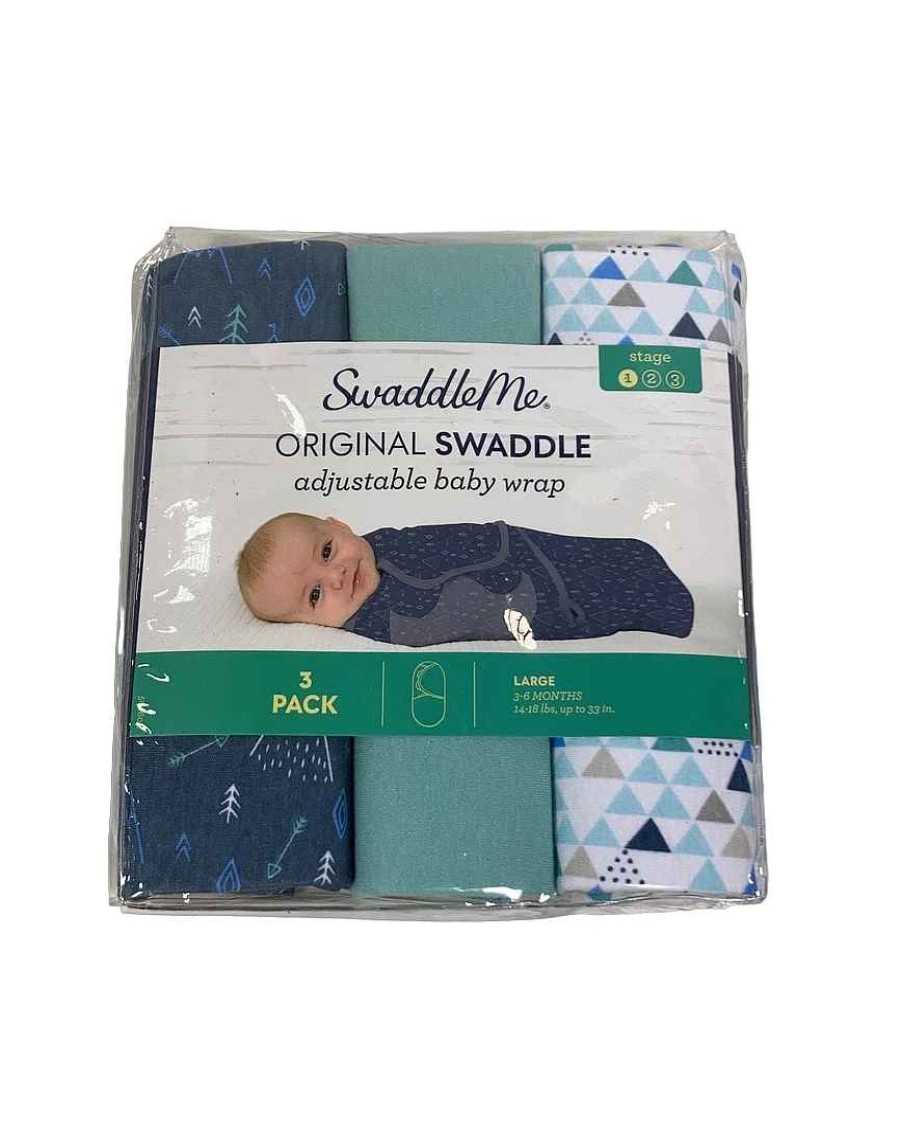 Baby Product Summer Infant | Summer Infant Swaddleme Original Swaddle Wrap 3Pk, Large (3-6 Months), Mountaineer