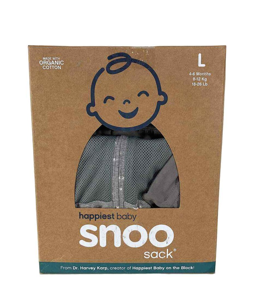 Baby Product Happiest Baby | Happiest Baby Snoo Sack, Large (18-26 Lbs), Graphite Stars