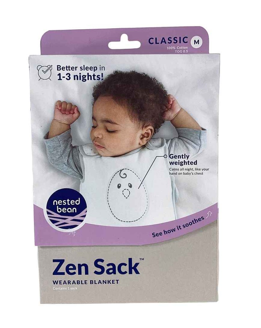 Baby Product Nested Bean | Nested Bean Zen Sack Classic, Medium (6-15 Months), Stardust Grey