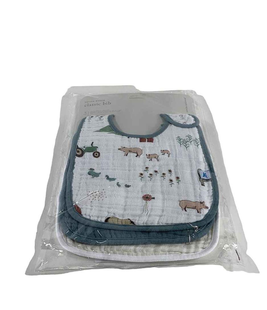 Baby Product Little Unicorn | Little Unicorn Cotton Muslin Classic Bib (3 Pack), Farmyard