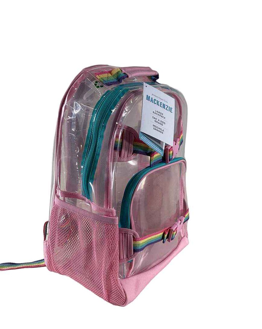 Baby Product Pottery Barn Kids | Pottery Barn Kids Mackenzie Backpack, Clear With Pink Trim