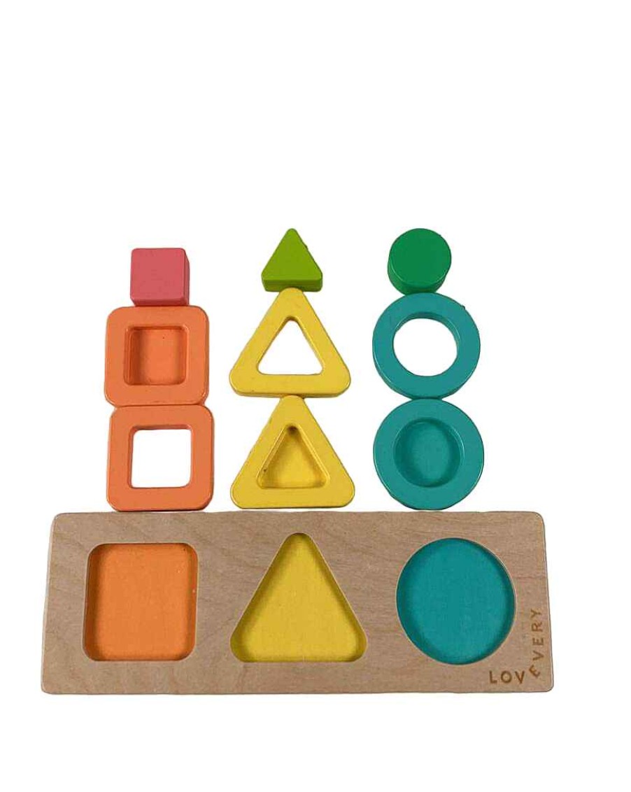 Baby Product Lovevery | Lovevery Geo Shapes Puzzle