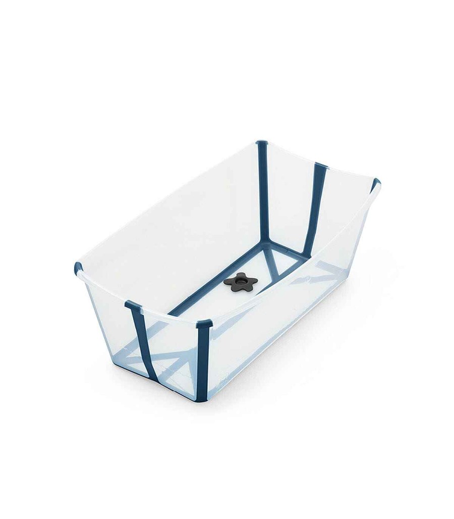 Baby Product Stokke | Stokke Flexi Bath Foldable Baby Bathtub, Transparent Blue, Regular