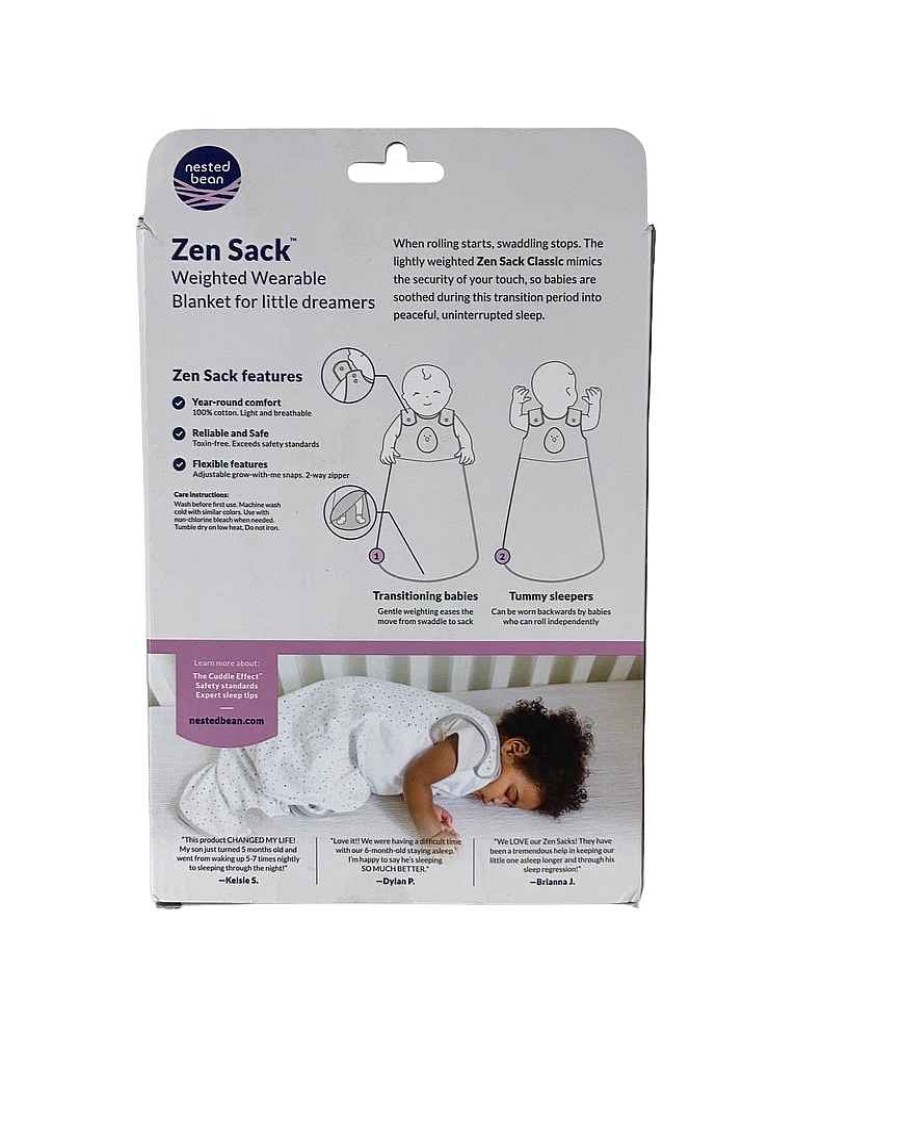 Baby Product Nested Bean | Nested Bean Zen Sack Classic, Soft Pink, Medium (6-15 Months)