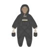 Baby Product 7 A.M. Enfant | 7 A.M. Enfant Benji Snowsuit Bebe, Smokey Grey Quilted