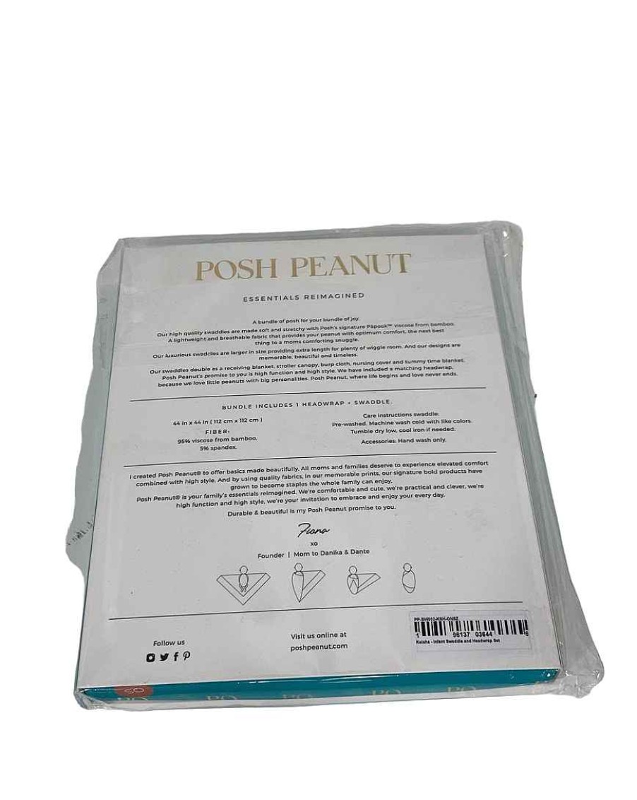 Baby Product Posh Peanut | Posh Peanut Swaddle And Headband Set, Keisha